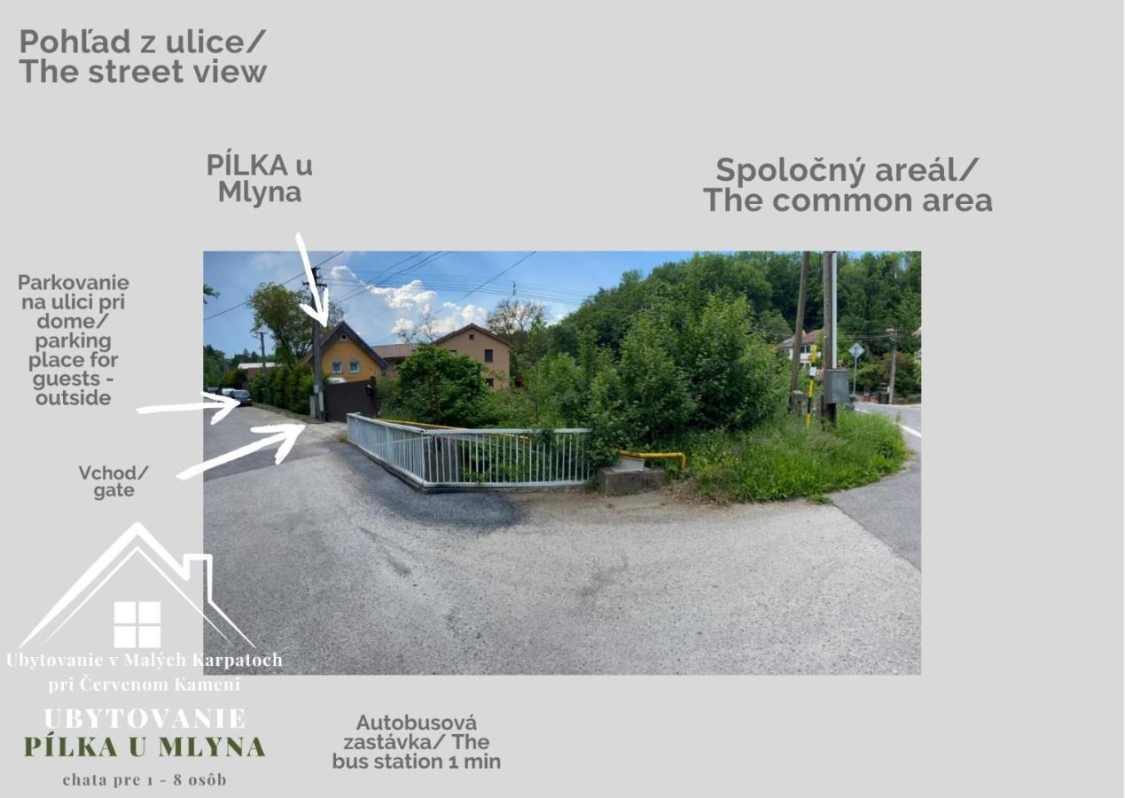Ubytovanie Pod Cervenym Kamenom Male Karpaty Pila  외부 사진